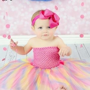 Baby Girl 1st First Birthday Tutu outfit